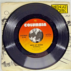 Men At Work Set Of 5 It’s A Mistake Overkill 45 Single Vinyl Record Plus 3 More