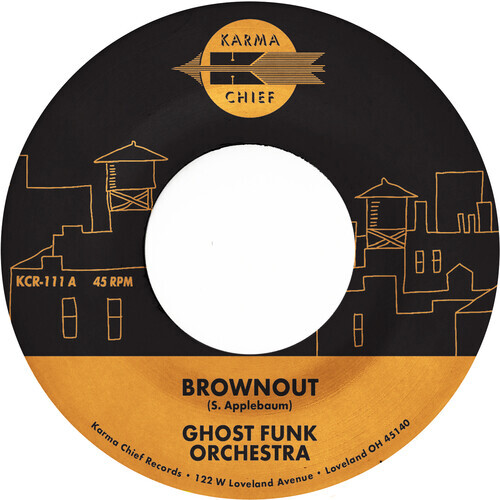 Ghost Funk Orchestra – Brownout / Boneyard Baile – Fire Red [Used Very Good 7″ V