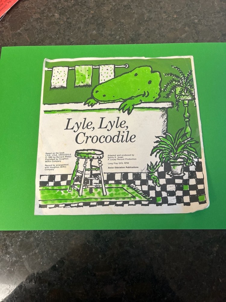 Lyle, Lyle, Crocodile 33 1/3 RPM Record Xerox Education Publications