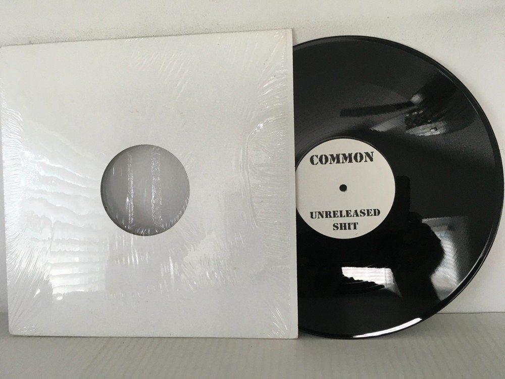 Common – Unreleased Shit – 12″ White Label Vinyl SINGLE (2001) H-Tek Sadat X Rap