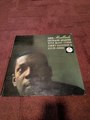 John Coltrane Quartet Ballads Impulse! 1965 RVG A-32 Mono VG+