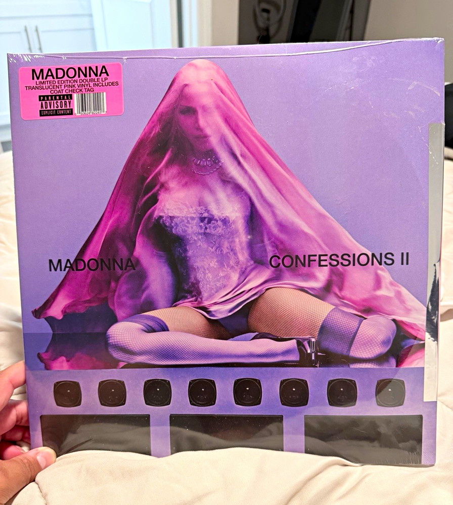 Madonna Confessions II Limited Edition Double LP Pink Colored Vinyl Record