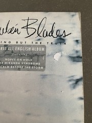 Rubin Blades Nothing But The Truth Vinyl LP 1988 Elektra White Label Promo Press