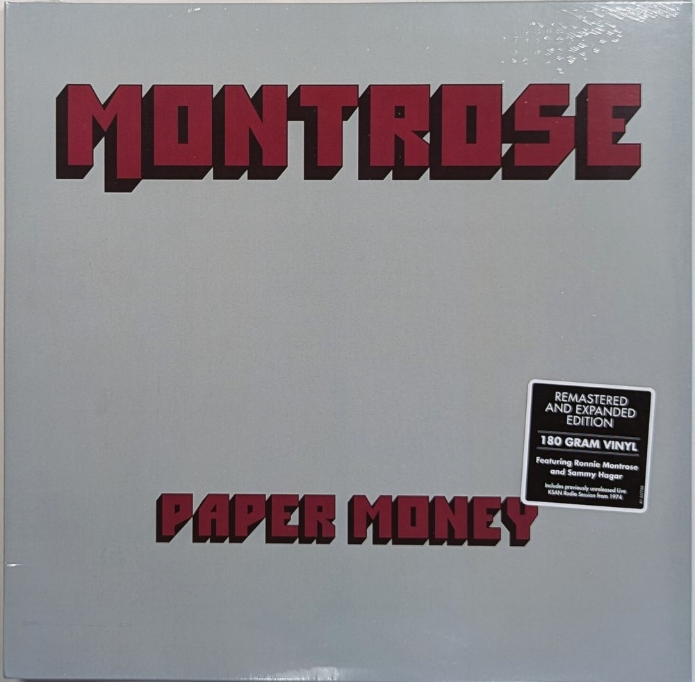 MONTROSE Paper Money SEALED 180 Gram 2LP Deluxe Edition