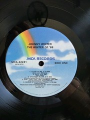 Johnny Winter The Winter of 1988 Vinyl Lp 1st Press Masterdisk EX To NM Rare
