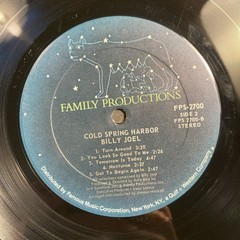 Billy Joel- Cold Spring Harbor – 1st Press – Family Productions FPS-2700 VG
