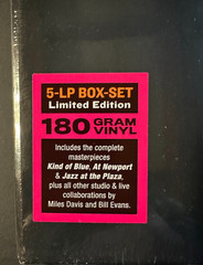 Miles Davis and Bill Evans: FIVE LP Box Set! Sealed! 180g vinyl -only one listed