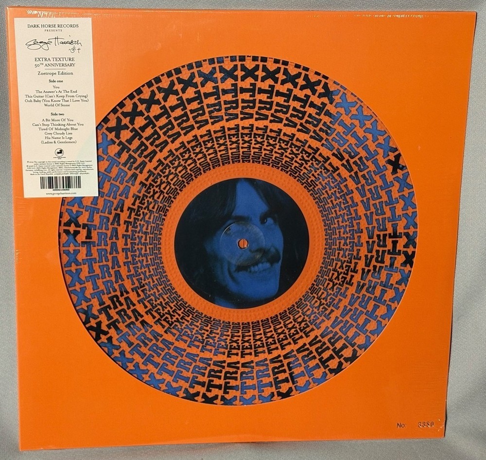 LP GEORGE HARRISON Extra Texture (ZOETROPE Vinyl, RSD 2026) NEW MINT SEALED