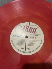 Carrie – Horror OST Soundtrack Score Colored Vinyl – Waxwork Records Good