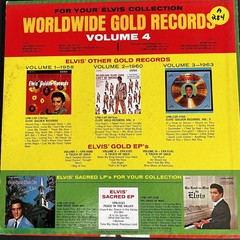 Elvis Presley – Elvis’ Gold Records Volume 4 LP 1968 RCA Victor Rock Pop 33 RPM
