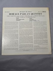 HORACE PARLAN Speakin’ My Piece BLUE NOTE BLP 4043 MONO DG RVG EAR ORIG 1960