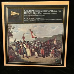 AARON ROSAND violin – JOACHIM Concerto HUBAY & ENESCO – CANDIDE ST LP gate 1972