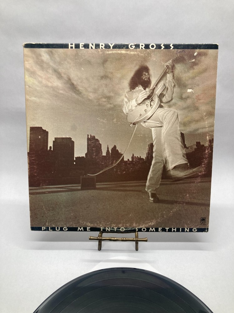 Henry Gross Plug Me Into Something Vinyl LP 1975 A&M Record SP-4502/Stereo