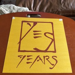 Yes Years Poster 2-Sided Flat Square 1991 Promo 12×12 LP