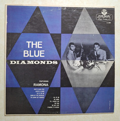 The Blue Diamonds Featuring Ramona Vinyl LP Self-Titled London Records 1961 VG/G