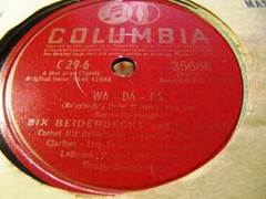 1928 Bix Beiderbecke & His Gang OL MAN RIVER Wa-Da-Da Izzy Friedman Columbia C29