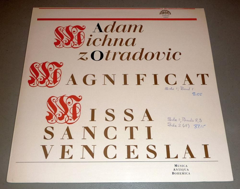 CZECH PHIL. CHORUS VESELKA LP – Adam Michna z Otradovic