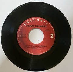 Vicente Fernandez “ Los Grandes Amantes / Escuche Las Golondrinas “ 45 Vinyl 7”