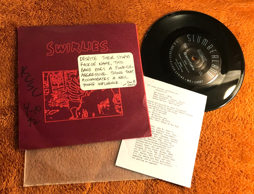 swirlies 45rpm 7″ indie shoegaze lo-fi 1992 didn’t understand / sarah original!
