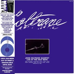 John Coltrane Quarte – Live at the Half Note [New Vinyl LP] Blue, Colored Vinyl,