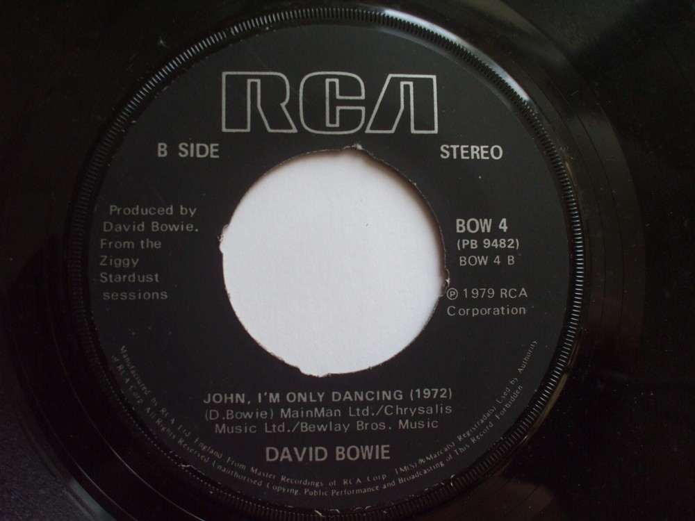 David Bowie – John I’m Only Dancing – RCA Bow 4 – Ex- Jukebox Ready 45