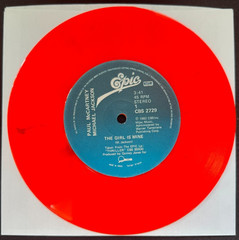 Michael Jackson Paul McCartney The Girl Is Mine Colored 7 Inch Vinyl Record NEW