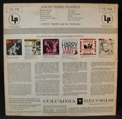 COUNT BASIE-Count Basie Classics-Jazz Album-COLUMBIA #CL 754 [6 eye] mono