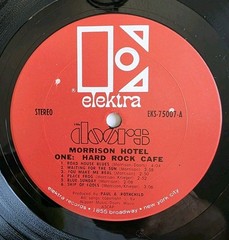 The Doors Morrison Hotel Vinyl Lp Elektra EKS-75007 1970 1st Press CTH Matte Nm