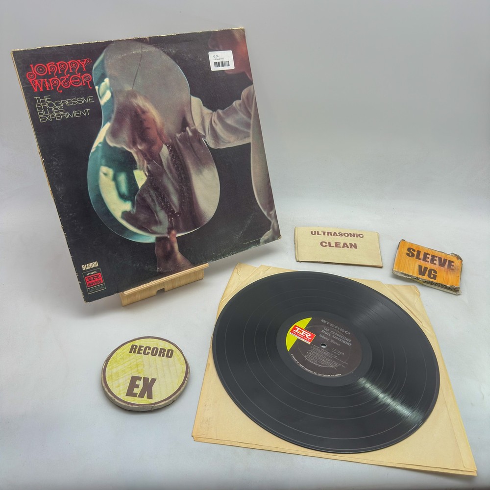 Johnny Winter – The Progressive Blues Experiment EX/VG 1969 Ultrasonic Clean