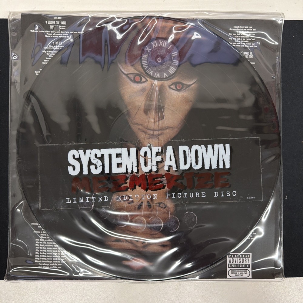 System Of A Down – Mezmerize Limited Edition Picture Disc Vinyl LP Record New