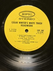Edgar Winter White Trash Roadwork 2LP Rick Derringer Johnny Winter Live Vg++