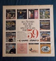 RCA Victor LSC-2214 lp Dvorak NEW WORLD SYMPHONY Reiner 6S/3S shaded dog STEREO