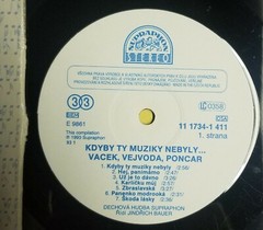 Kdyby Ty Muziky Nebyly…Vacek Vejvoda Poncar – Czech Republic – Vinyl Record
