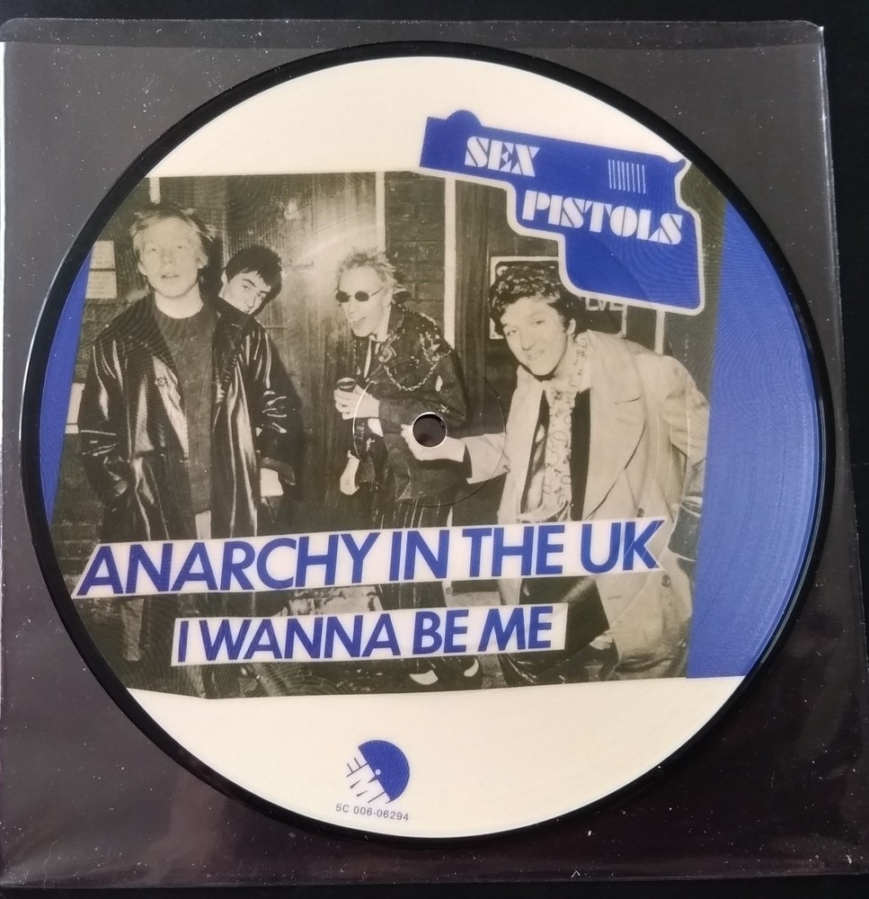 Sex Pistols Anarchy In The UK 2016 Picture Disc Plastic Slipcover Unplayed