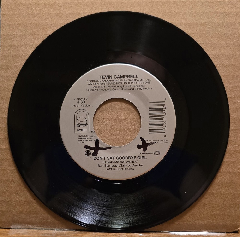 Tevin Campbell Don’t Say Goodbye Girl / The Halls of Desire 45 R&B Soul