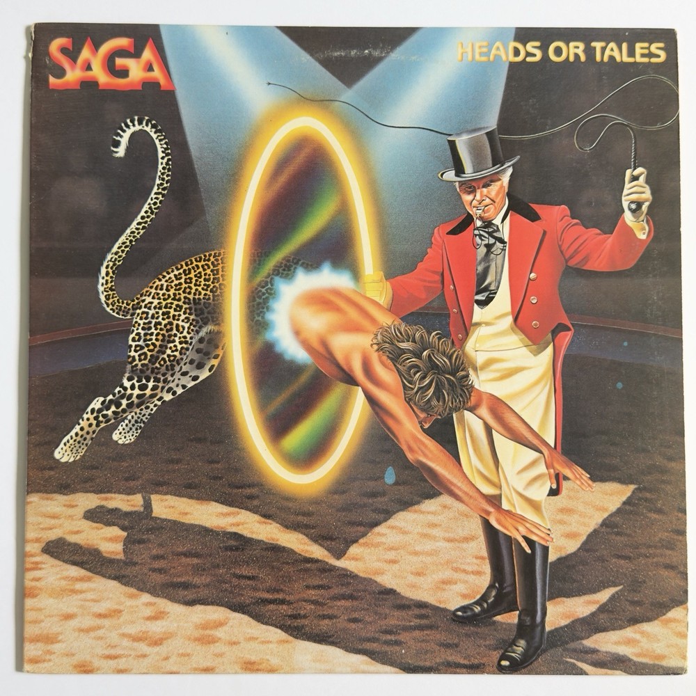 Saga~Heads Or Tails~With Printed Inner Sleeve~1983 Prog Rock / Hard Rock~Vinyl