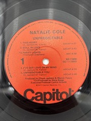 Natalie Cole Unpredictable Vintage 1977 Vinyl LP Capitol Record SO-11600 VG+