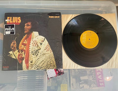 Elvis Presley Pure Gold 1975 USA RCA Vinyl LP Rare RCA STICKER in Shrink A5 NICE
