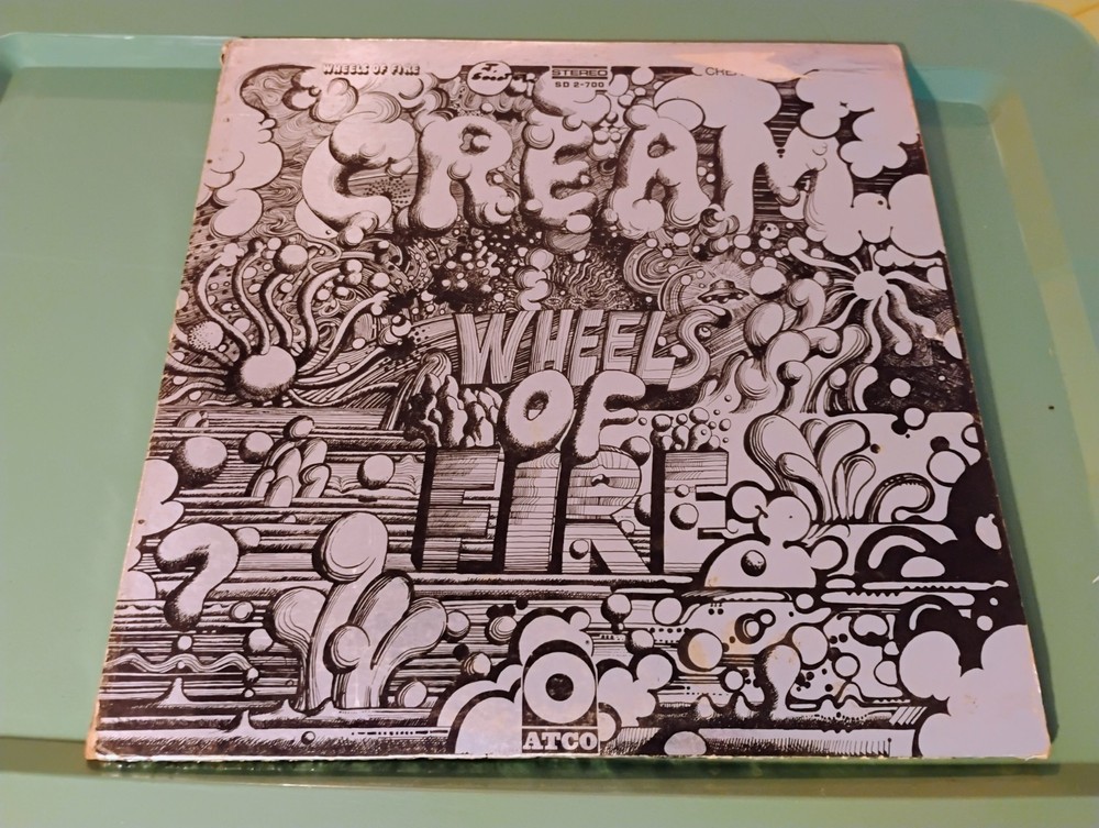 1970 Cream WHEELS OF FIRE SD 2-700 2LP Gatefold 1st Press Tan/Purple Labels Used