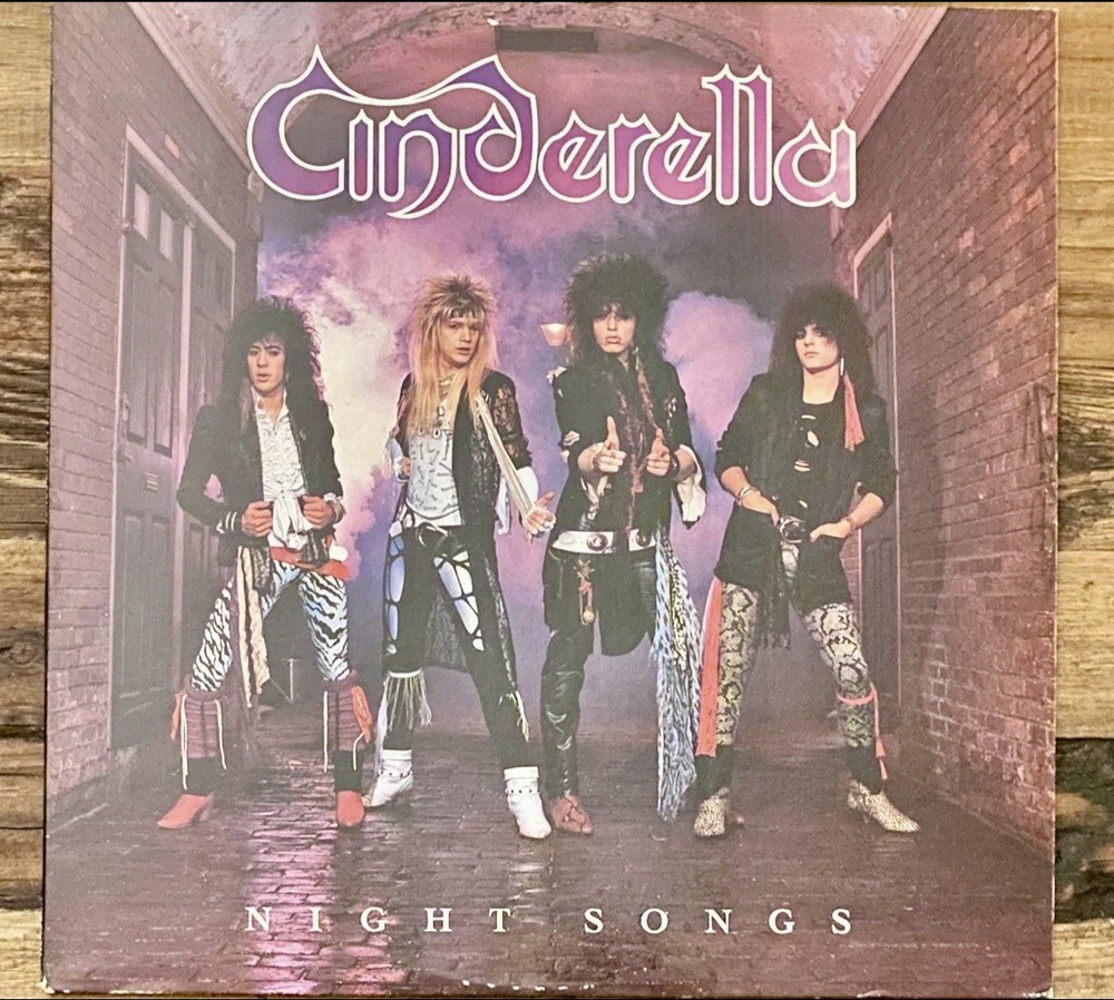Cinderella Night Songs 1986 Vinyl NM/M First Pressing