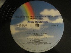 KEN NORDINE FT. THE FRED KATZ GROUP WORD JAZZ LP MCA-1551 / DLP-3075 VG SHRINK!