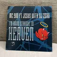 MC 900ft Jesus I’m Going Straight To Heaven 1989 Nettwerk Vinyl Record 12″ 45