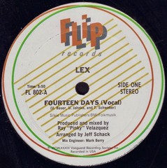 LEX Fourteen Days 12” Leftfield Disco Not Disco 1983 Flip FACTORY SEALED / HEAR