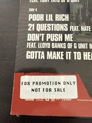 50 CENT Get Rich or Die Tryin’ PROMO VINYL 2LP G-Unit + 2 Bonus 12” Wanksta