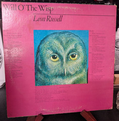 LEON RUSSELL – WILL O’ THE WISP Vinyl LP RECORD 1975 Album SR 2138