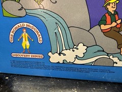 (2) Ronald McDonald Kids Radio Vinyl LP Record Albums Birthday & Rainy Day Fun