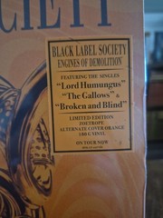 Black Label Society Engines of Demolition Orange Zoetrope Vinyl Ltd 500 SEALED
