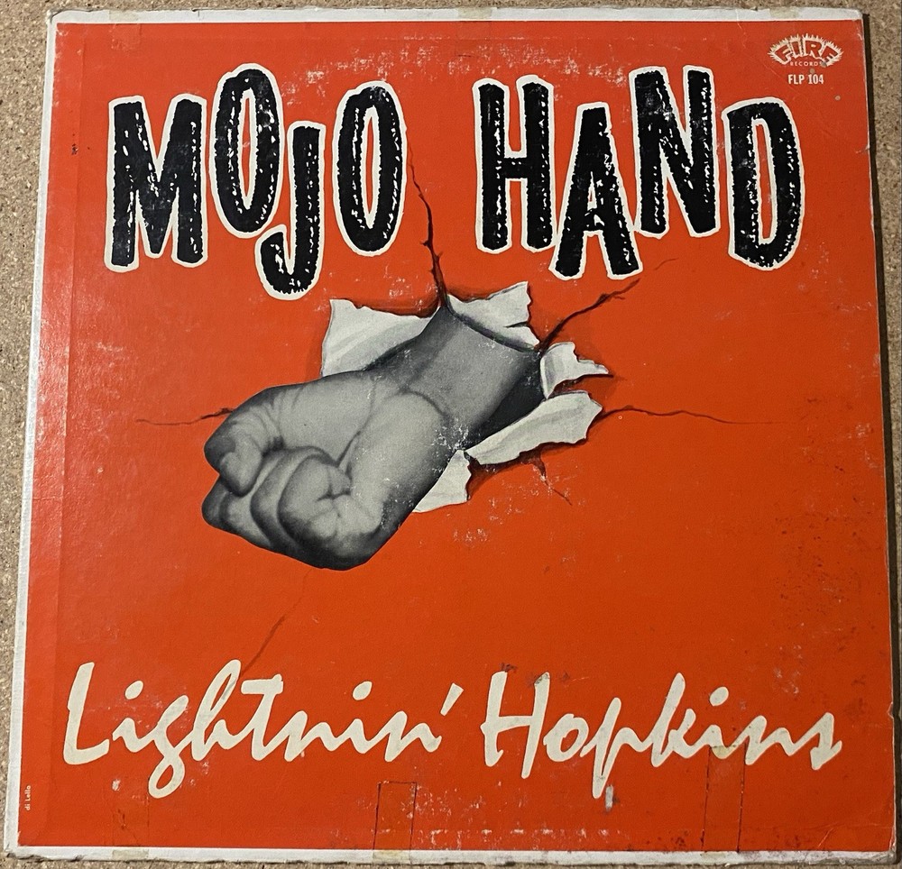 Lightnin Hopkins-Mojo Hand original 1962 Fire FLP-104 mono LP Record Texas Blues
