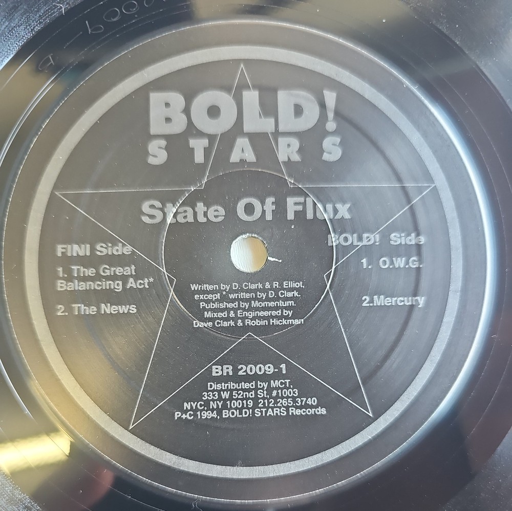 State Of Flux – The Great Balancing Act (12″) excellent house vinyl record