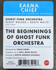 Ghost Funk Orchestra – Night Walker / Death Waltz (LP) (Mint (M)) – 3981820315